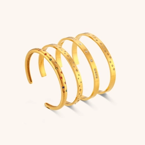Wholesale Octagram Stainless Steel Gold Plated Bracelet