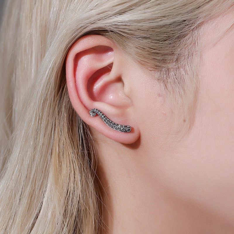 Wholesale Octopus Tentacles Alloy Earrings