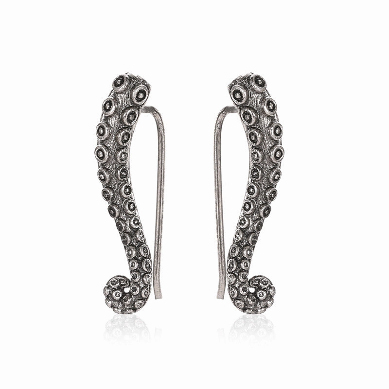 Wholesale Octopus Tentacles Alloy Earrings