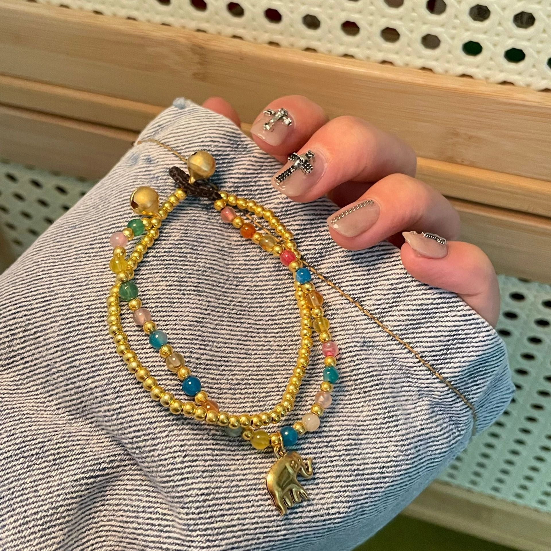 Wholesale of Ancient Works Woven with Exotic Beads and Ropes Bracelet