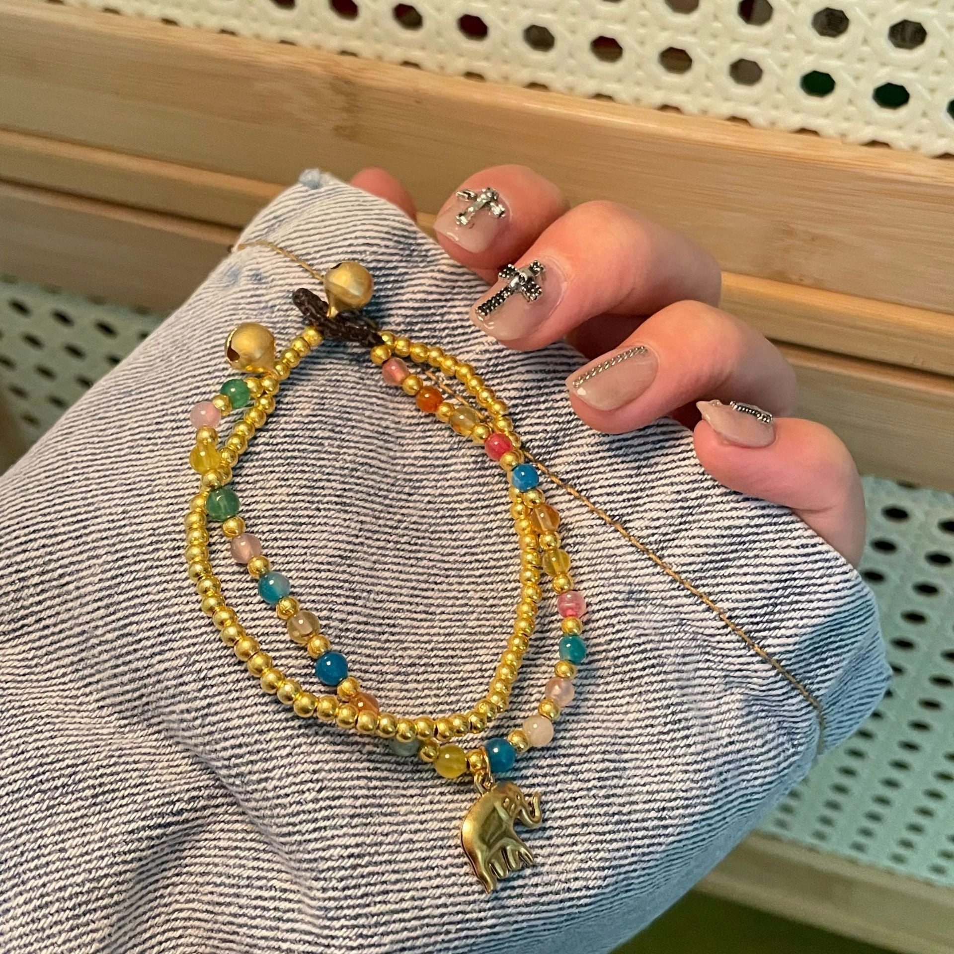 Wholesale of Ancient Works Woven with Exotic Beads and Ropes Bracelet