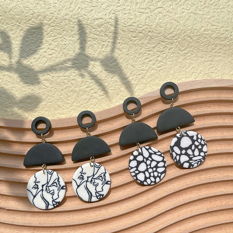 Wholesale of Autumn and Winter Clay Soft Ceramic Earrings