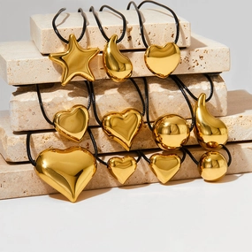 Wholesale of Large Love Stainless Steel Necklaces