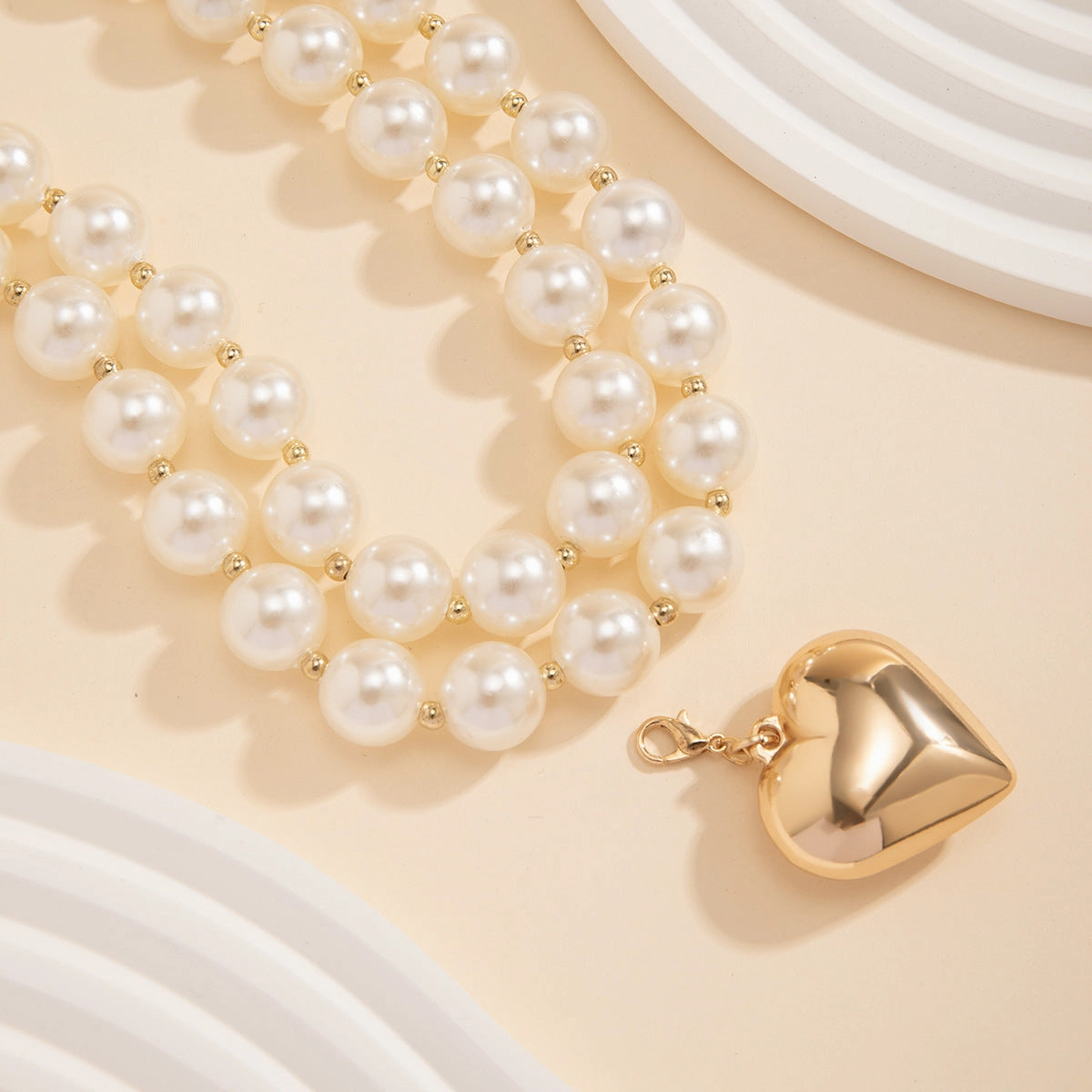 Wholesale of Multi-layer Round Pearl Layered Necklaces