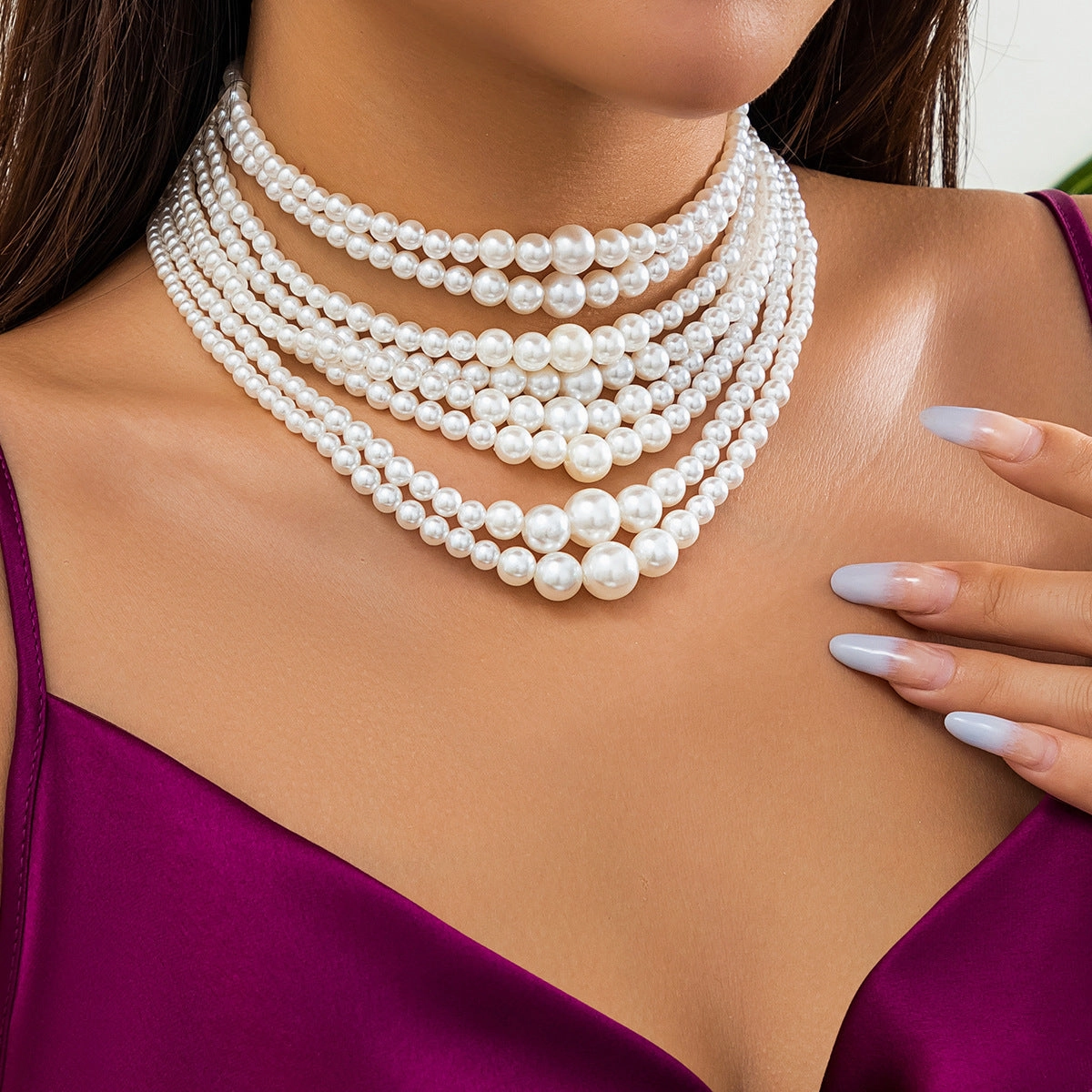 Wholesale of Multi-layer Vintage Pearl Necklaces