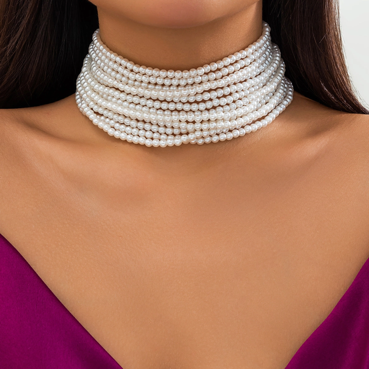 Wholesale of Multi-layer Vintage Pearl Necklaces