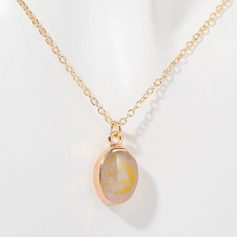 Wholesale of Natural Stone Gemstone Copper Necklaces