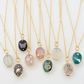 Wholesale of Natural Stone Gemstone Copper Necklaces