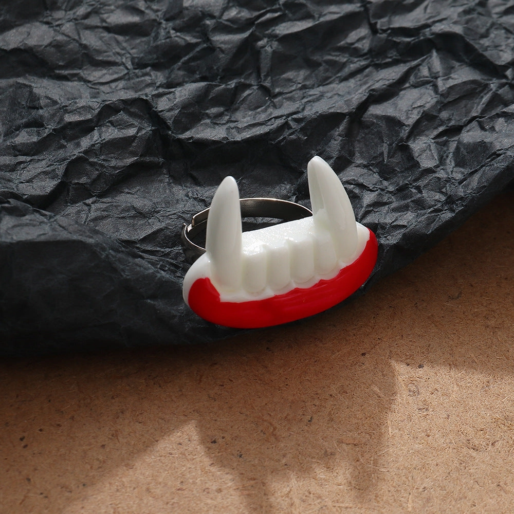 Wholesale of New Halloween Death Ghost Pumpkin Resin Rings