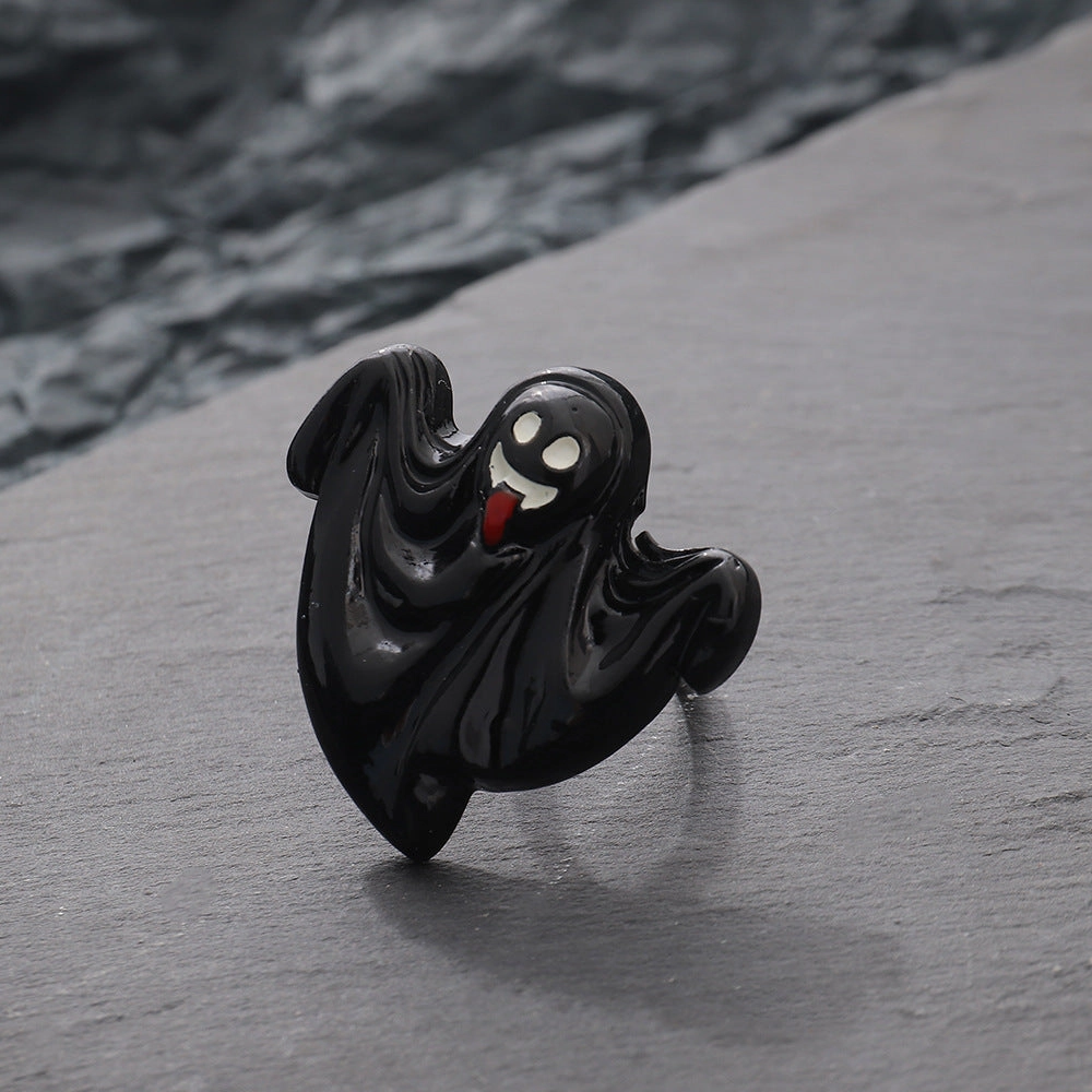 Wholesale of New Halloween Death Ghost Pumpkin Resin Rings