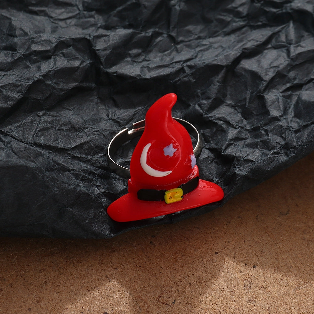 Wholesale of New Halloween Death Ghost Pumpkin Resin Rings