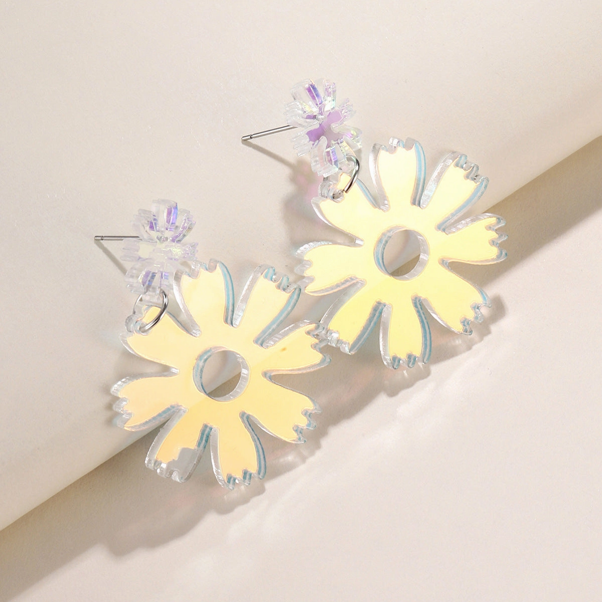 Wholesale of New Summer Creative Colorful Love Butterfly Acrylic Earrings