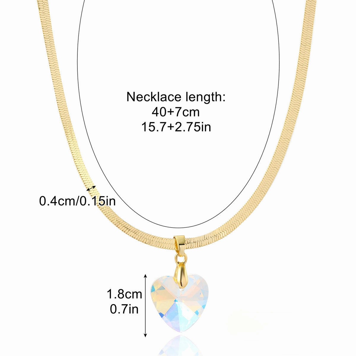 Wholesale of Simple and Colorful Love Crystal Necklaces