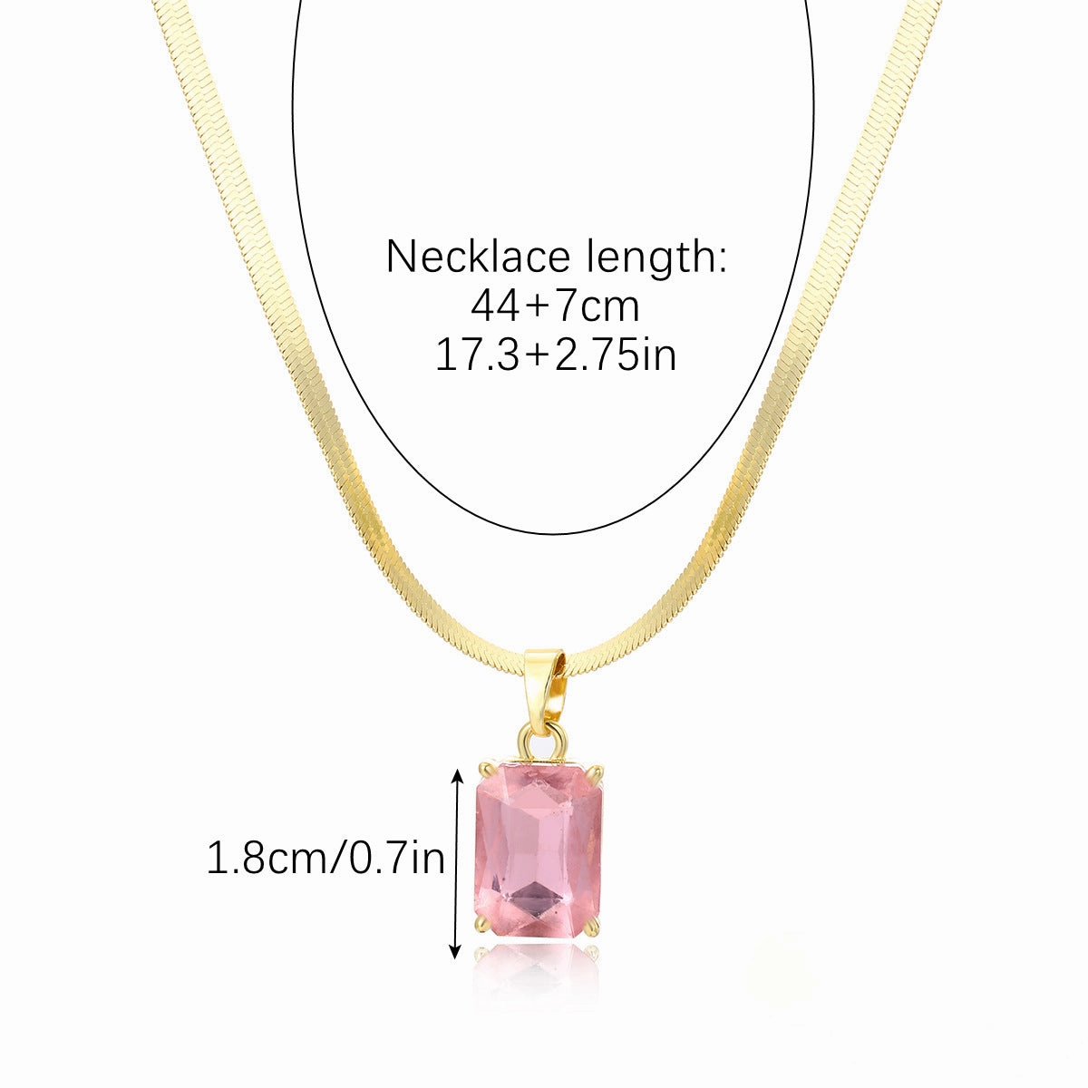 Wholesale of Simple and Colorful Love Crystal Necklaces