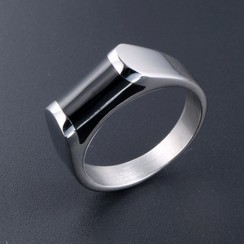 Wholesale of Simple Titanium Steel Men's Rings