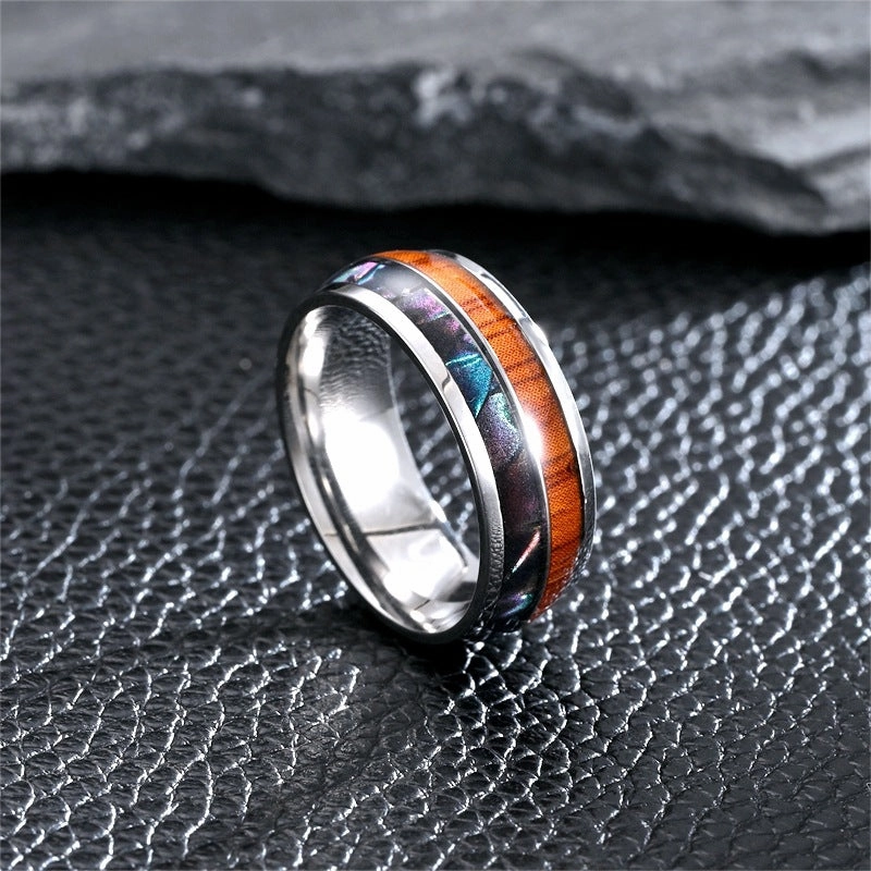 Wholesale of Simple Titanium Steel Men's Rings