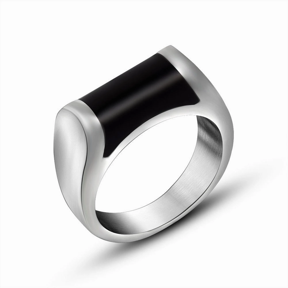Wholesale of Simple Titanium Steel Men's Rings
