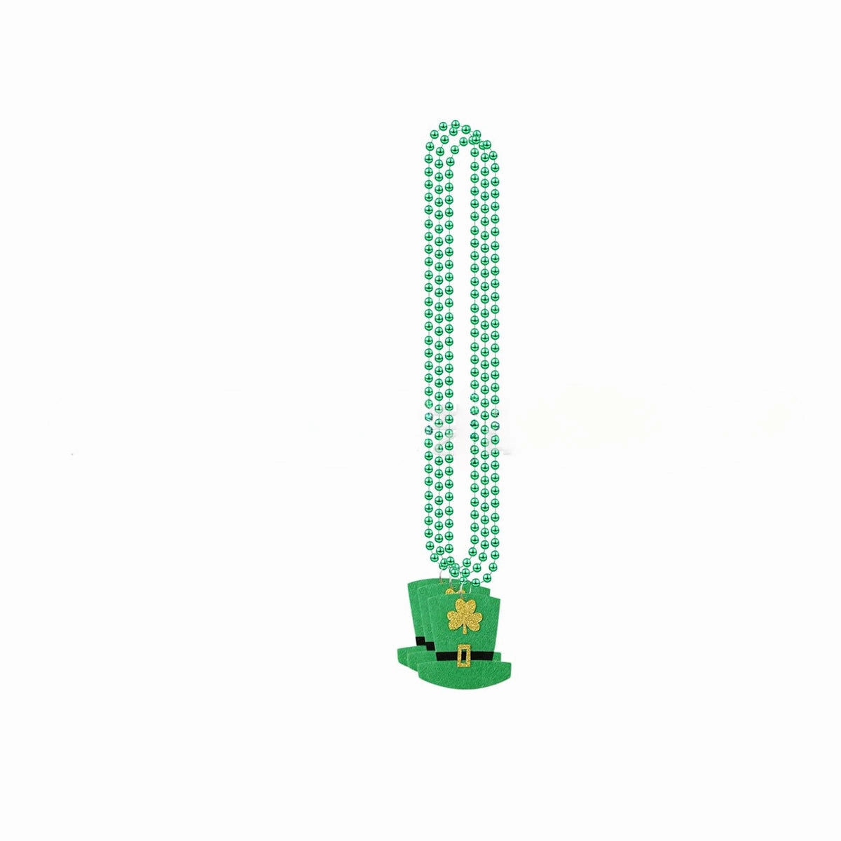 Wholesale of St. Patrick's Day Lucky Grass Plastic Bead Chains