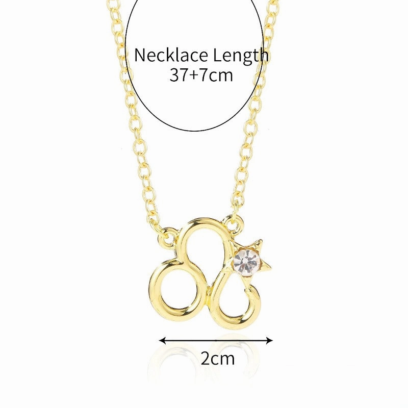Wholesale of Twelve Constellations Alloy Necklaces