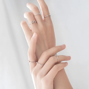 Wholesale of Twelve Constellations Pure Silver Open Ring