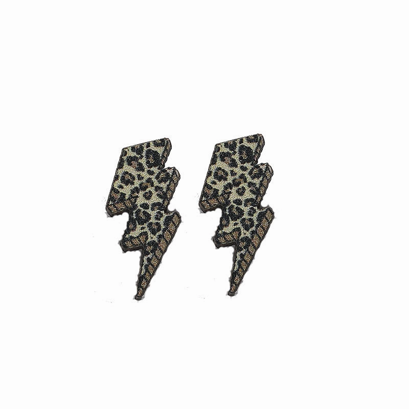 Wholesale of Western Cowboy Love Cow Wooden Earrings