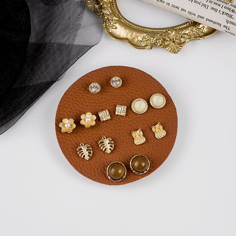 Wholesale One Week Set Vintage Combo Earrings