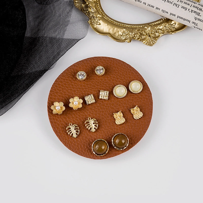 Wholesale One Week Set Vintage Combo Earrings