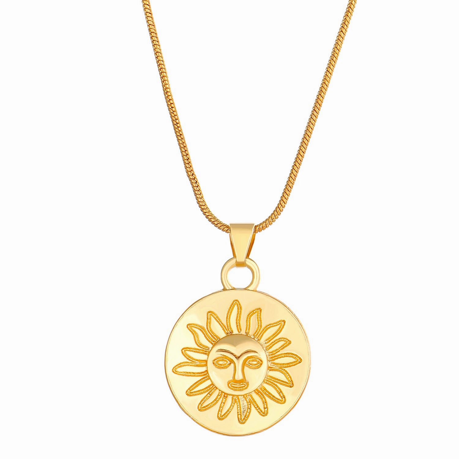 Wholesale Opal Sun Moon Alloy Necklaces