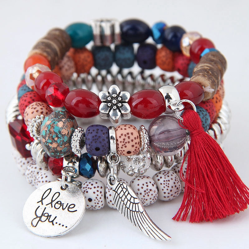 Wholesale Opal Vintage Ethnic Alloy Bracelet