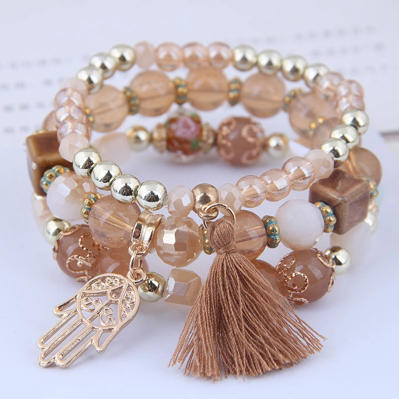 Wholesale Opal Vintage Ethnic Alloy Bracelet