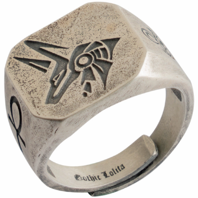 Wholesale Open Retro Cool Style Personality Single Rings