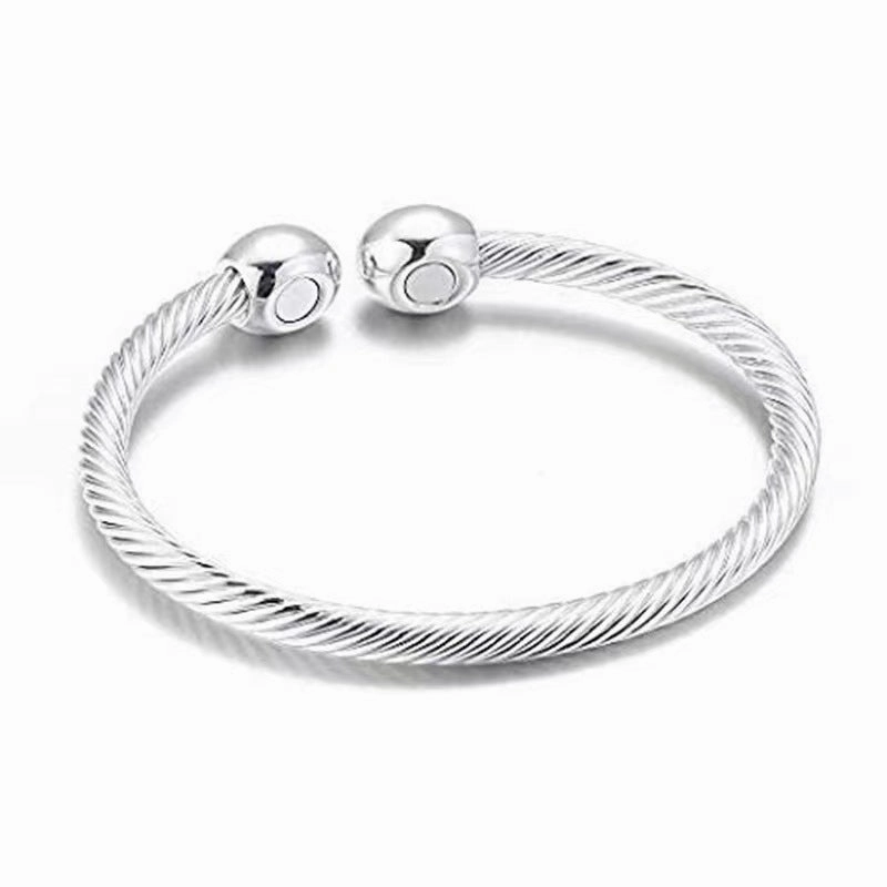 Wholesale Opening Magnet Rose Gold Threaded Bracelet