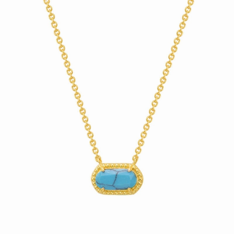 Wholesale Oval Emerald Copper Necklaces
