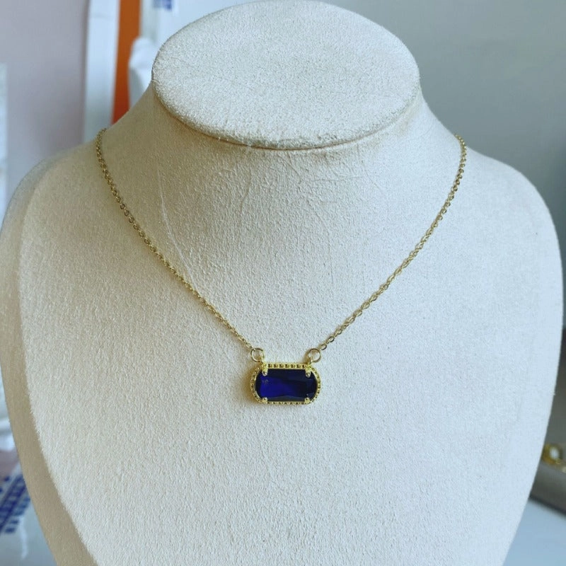 Wholesale Oval Emerald Copper Necklaces