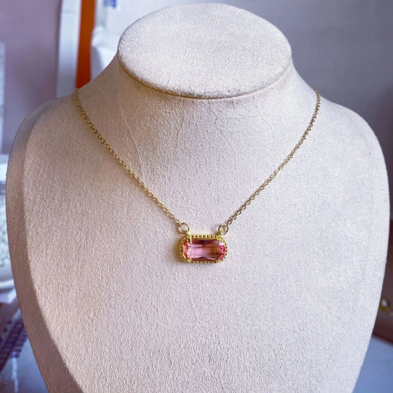 Wholesale Oval Emerald Copper Necklaces