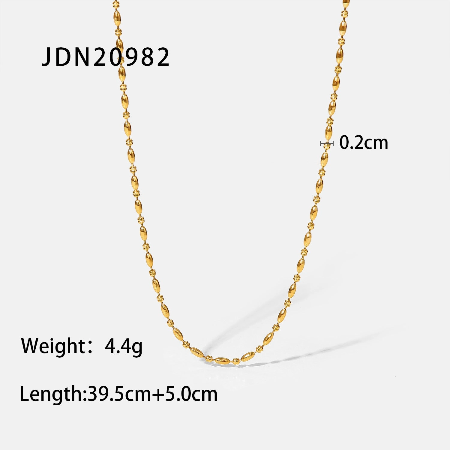 Wholesale Oval Women's Personalized Stainless Steel Necklace