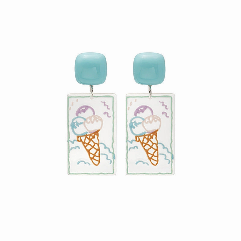 Wholesale Painted Acrylic Earrings