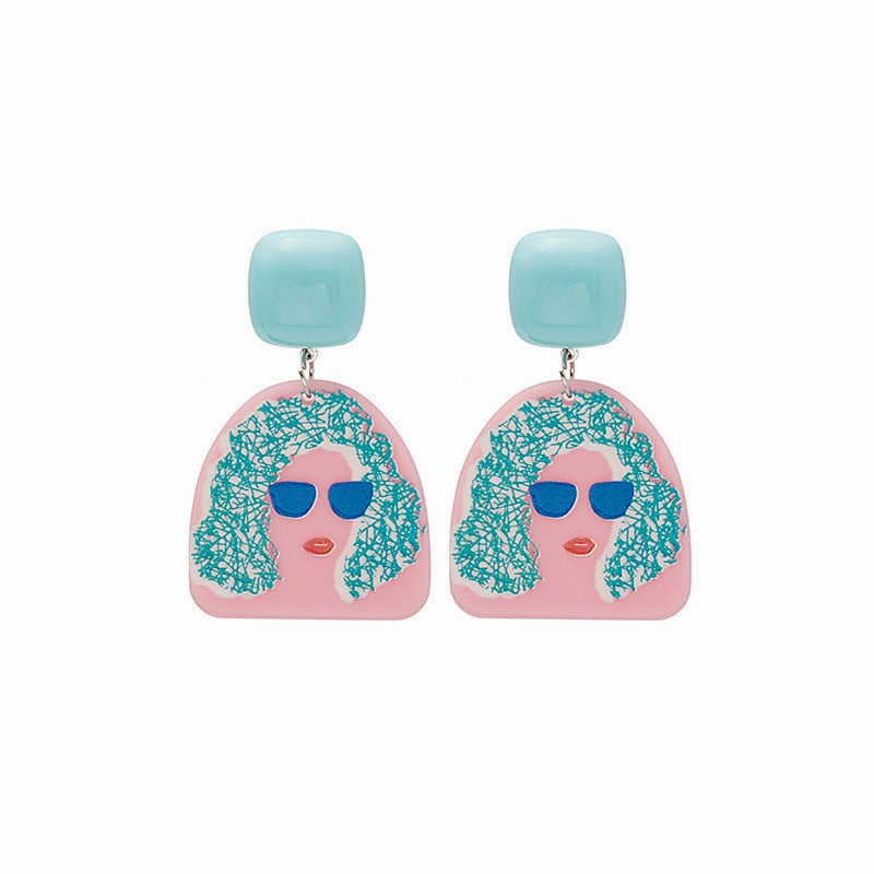 Wholesale Painted Acrylic Earrings