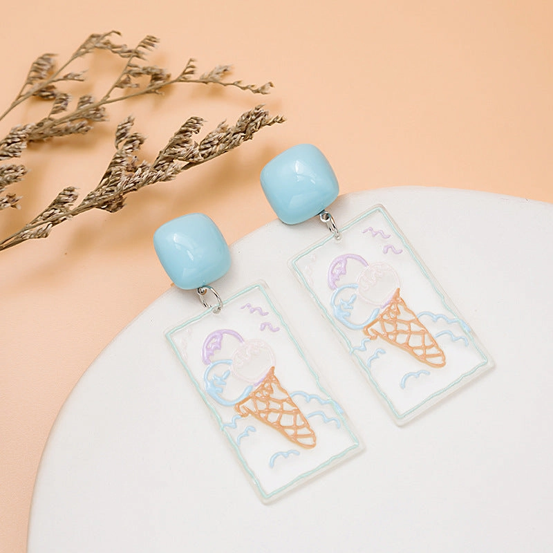 Wholesale Painted Acrylic Earrings