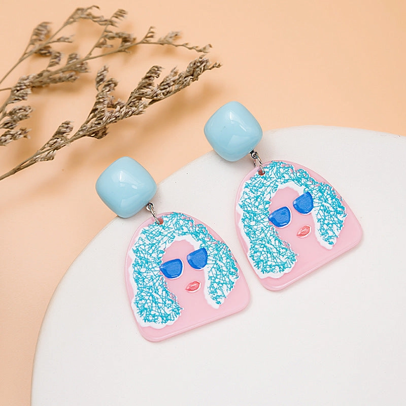 Wholesale Painted Acrylic Earrings