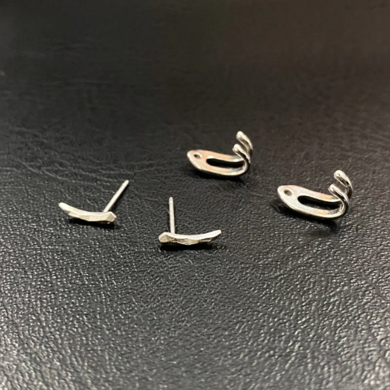 Wholesale Pair Hook Claw Irregular Nike Hook Earrings