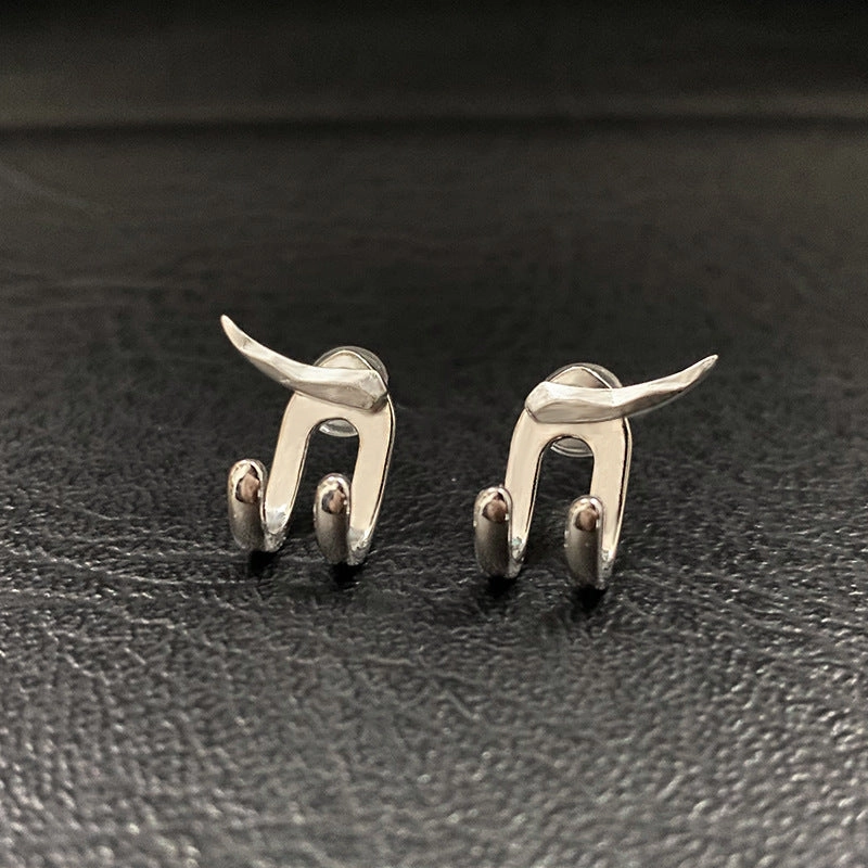Wholesale Pair Hook Claw Irregular Nike Hook Earrings