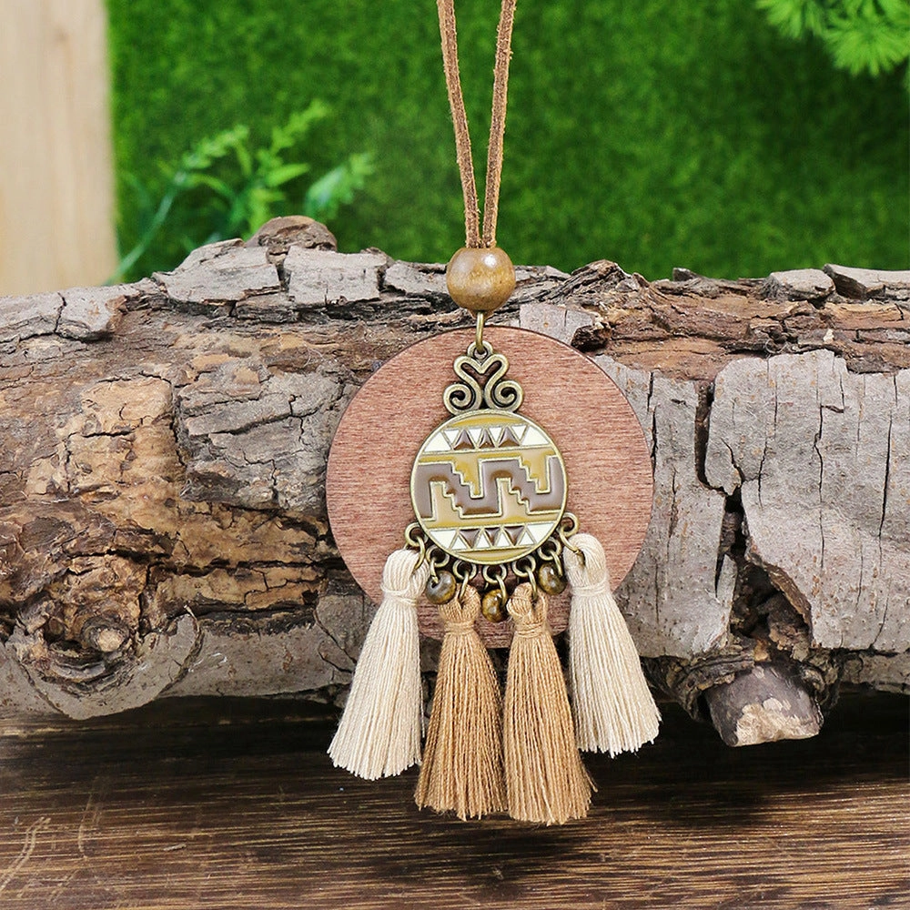 Wholesale Palace Vintage Tassel Alloy Earrings