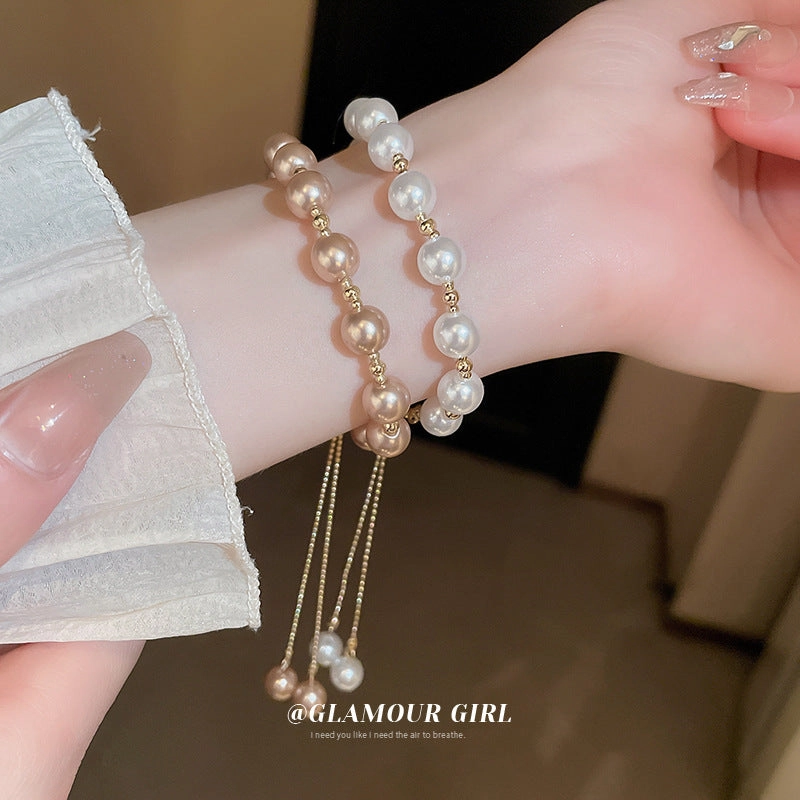 Wholesale Pearl Beaded Pull-out Bracelet
