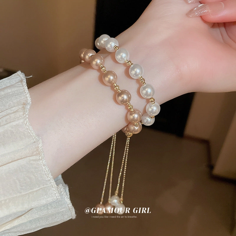 Wholesale Pearl Beaded Pull-out Bracelet