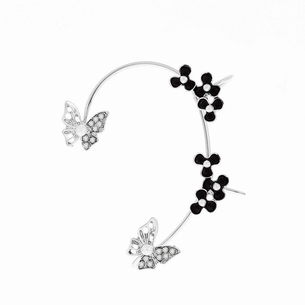 Wholesale Pearl Butterfly Ear Clip No Pierced Alloy Earrings