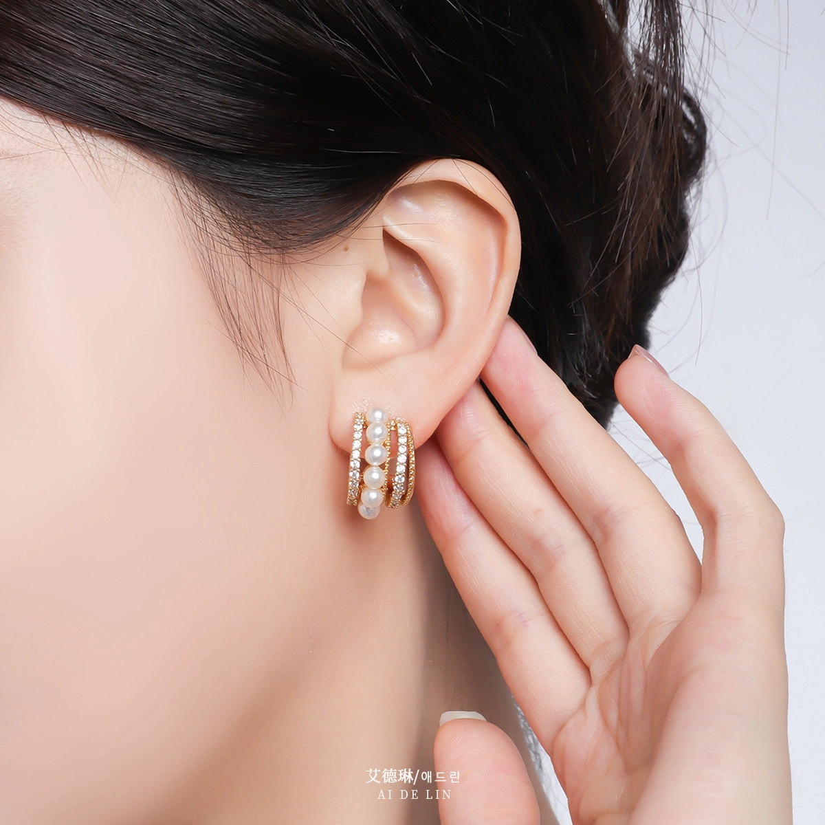 Wholesale Pearl Copper Earrings