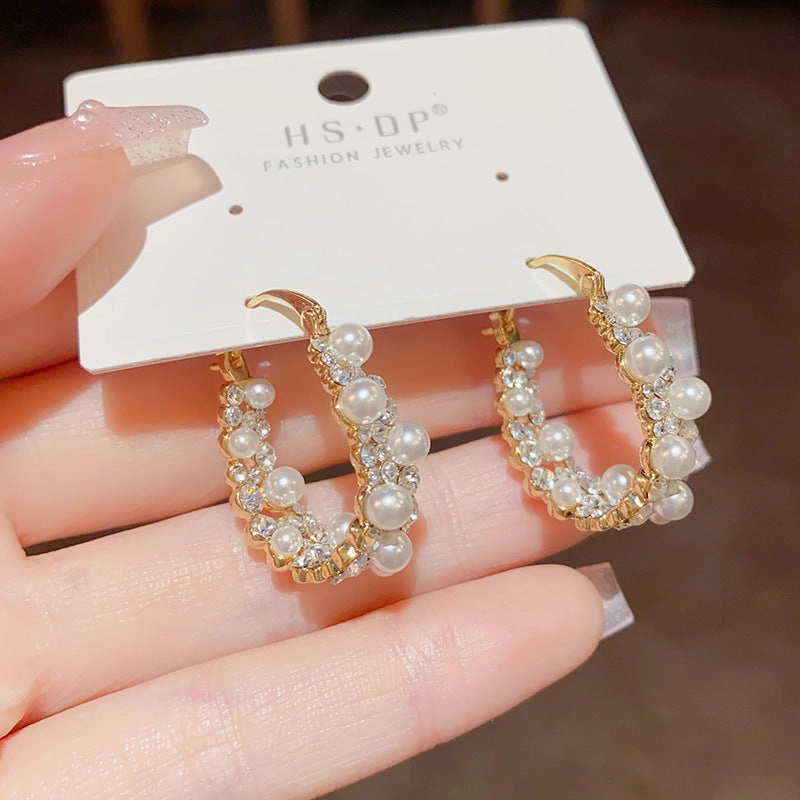 Wholesale Pearl Copper Earrings