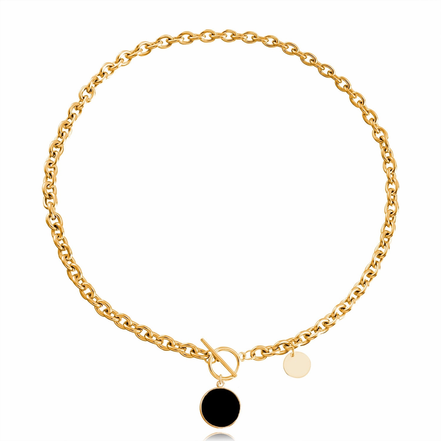 Wholesale Pearl Splicing Chain Imitation Fritillaria Pendant Alloy Necklace