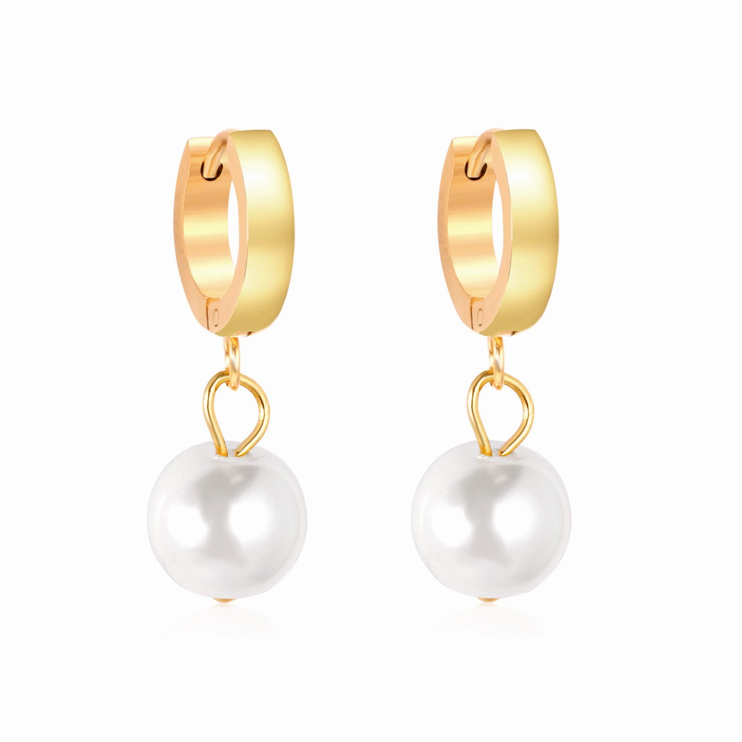 Wholesale Pearl Stainless Steel Earrings